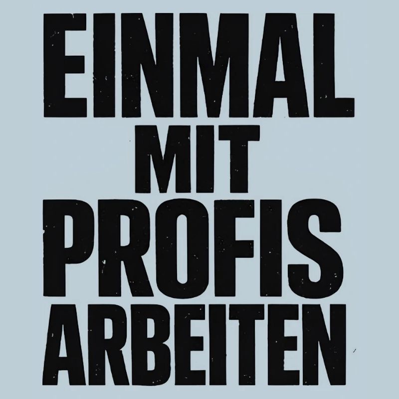 Alter! Katastrophe - einmal mit Profis arbeiten