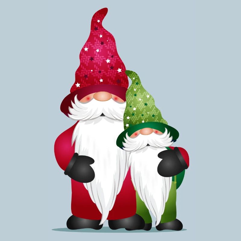 petits amis de lutins mignons pour Noël