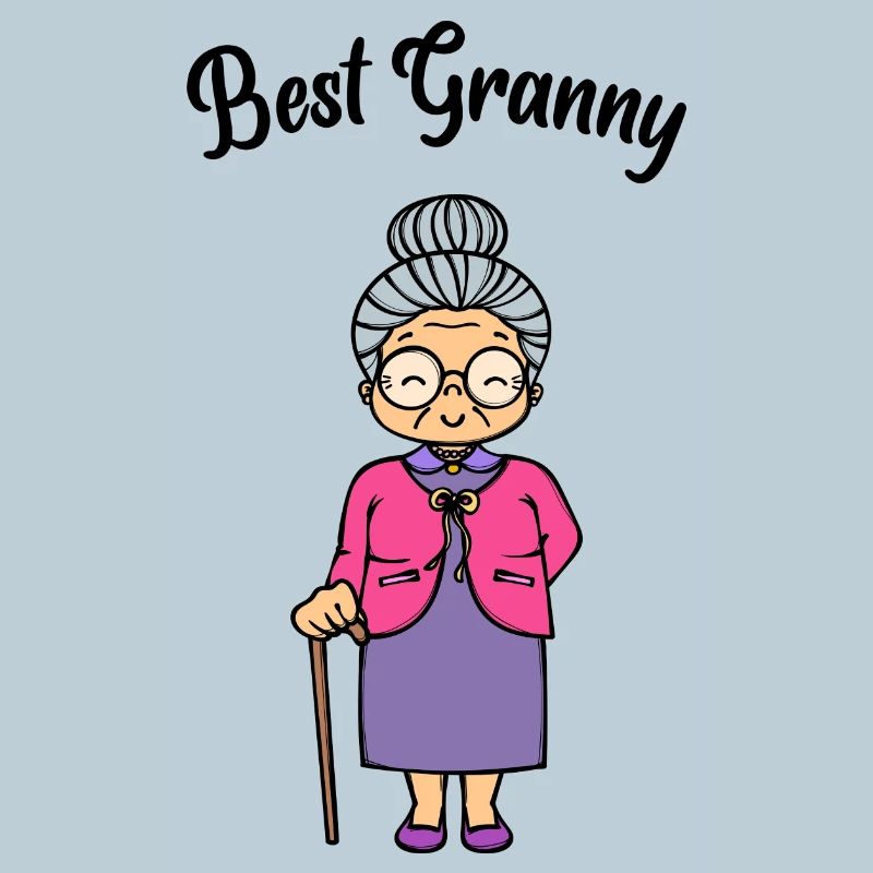 Beste Omi Spruch Sehschwäche Großmutter Brille Oma
