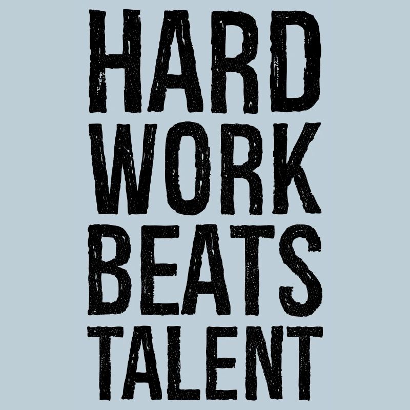 hard work beats talent