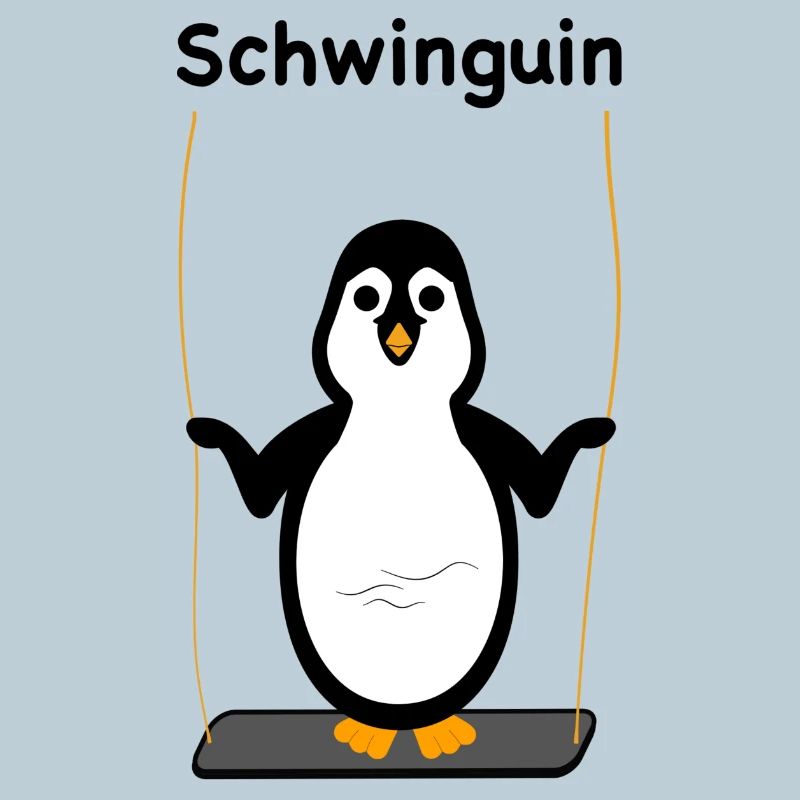 Schwinguin - Pinguin auf Schaukel