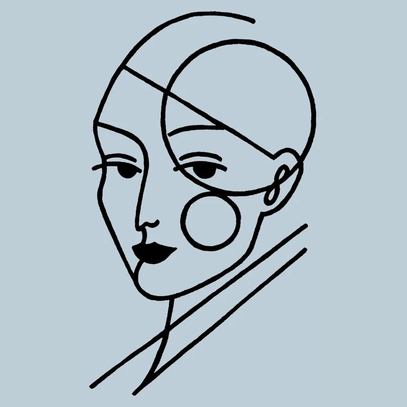 Black Geometric Human