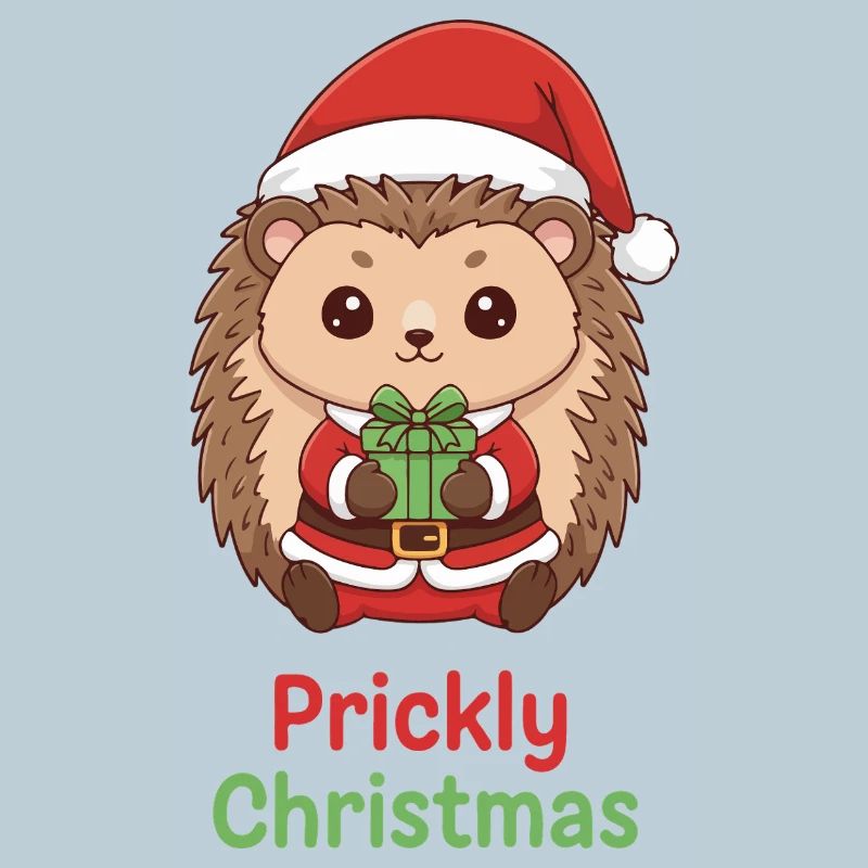 Prickly Christmas Hedgehog