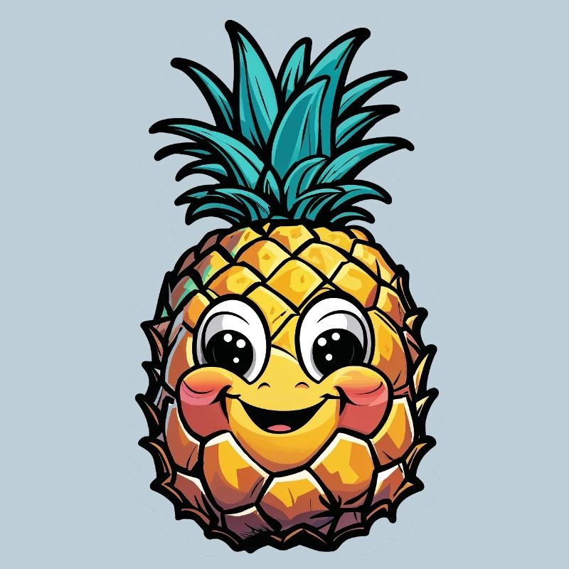 Smiling pineapple