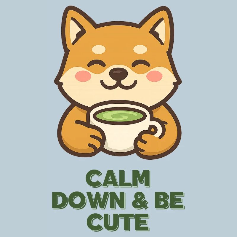 Shiba Tea Time Tranquillité et Mignonnerie avec le matcha