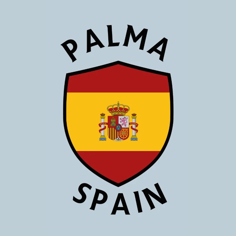 Palma Spain Shield Flag