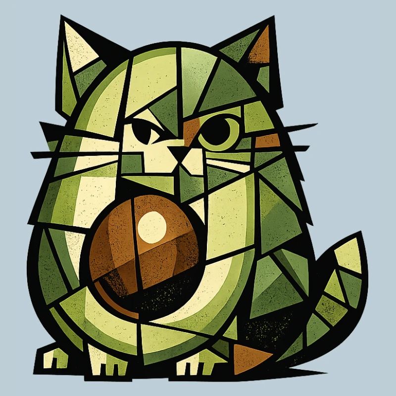 Version cubisme AvoCat