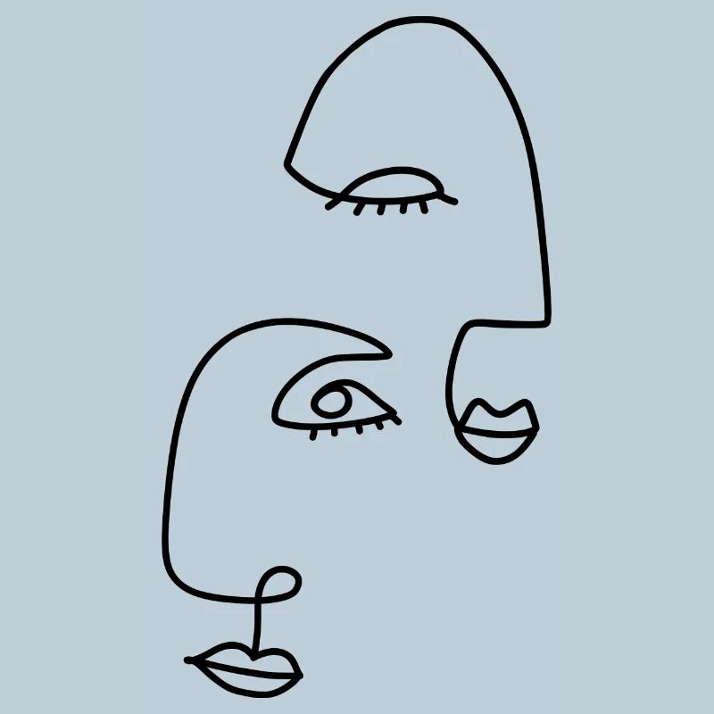 Line drawings abstract