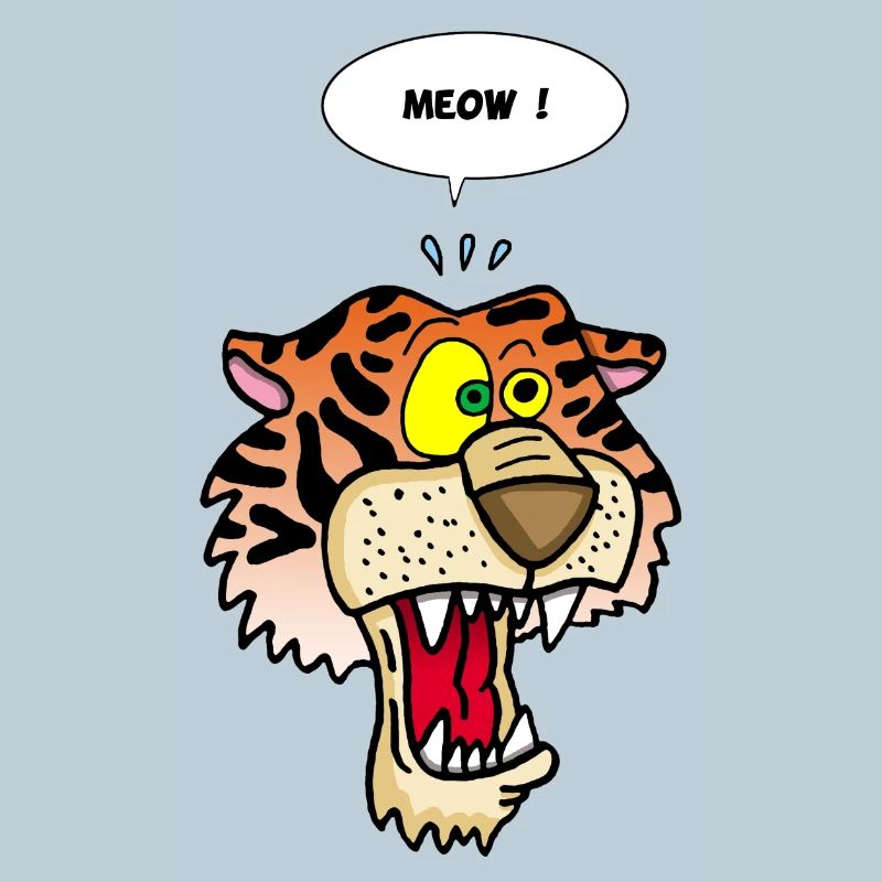 Tiger meowing