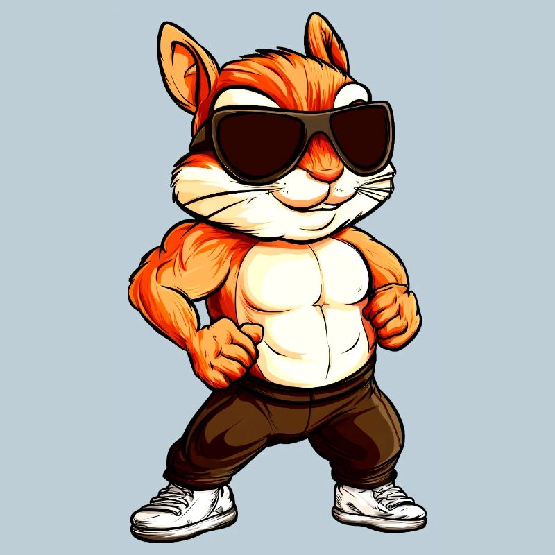 Cooles Streifenhörnchen