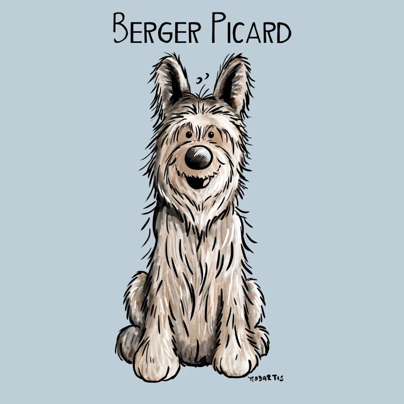 Funny Berger Picard - Dog - Comic