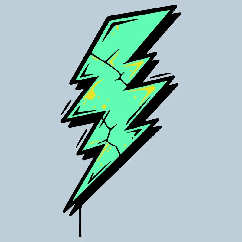 Blitzstil Blitz Abstrakt