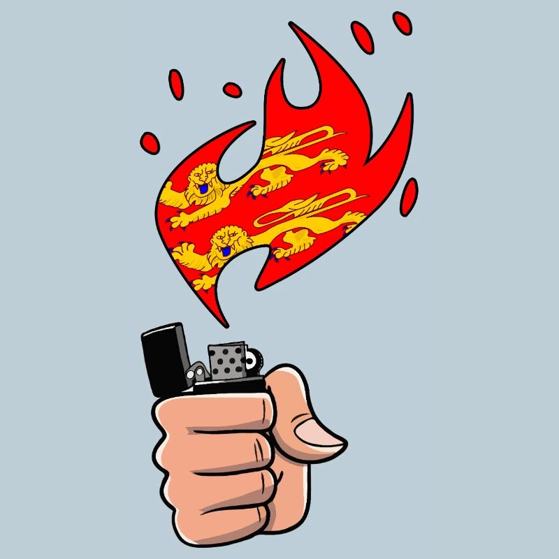 Normandy Flame Lighter Pride Normandy Region