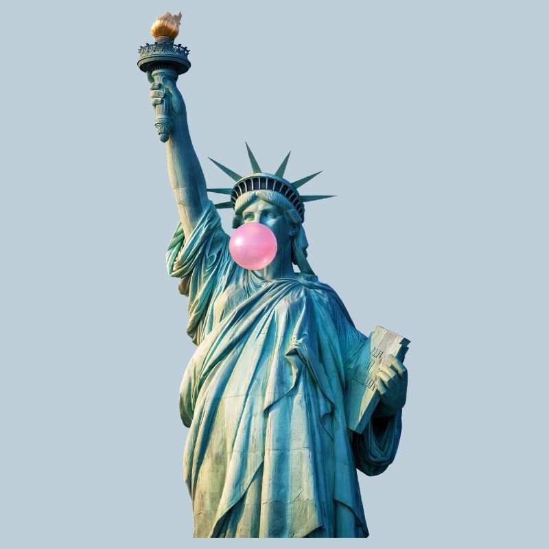 Freiheitsstatue Kaut Bubblegum