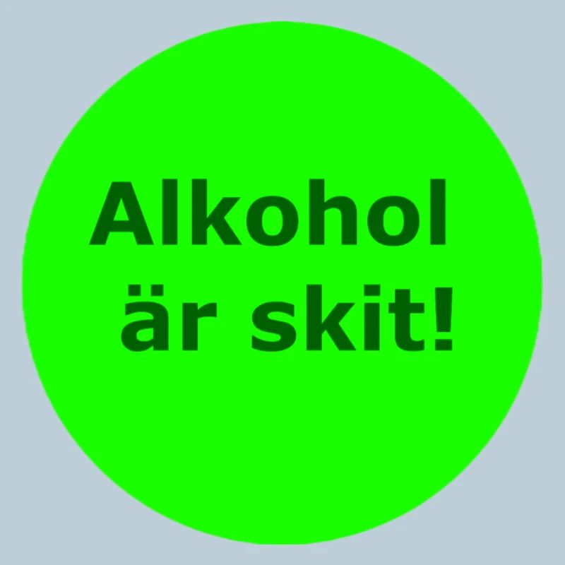 L’alcool, c’est nul (cercle vert)