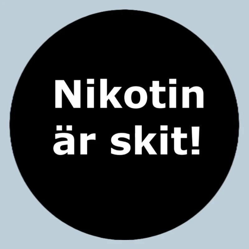 Nikotin ist Mist (Schwarzer Kreis)