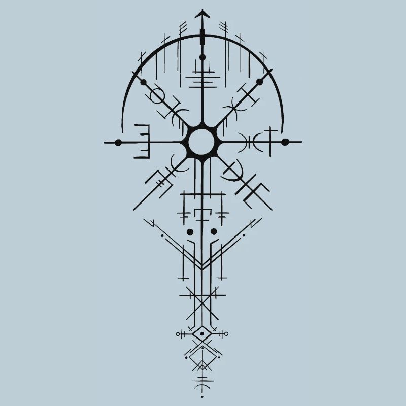Nordic Rune Amulet Design