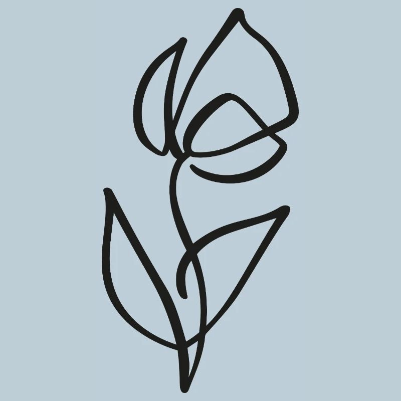 Tulip Sketch – Elegant Floral Drawing