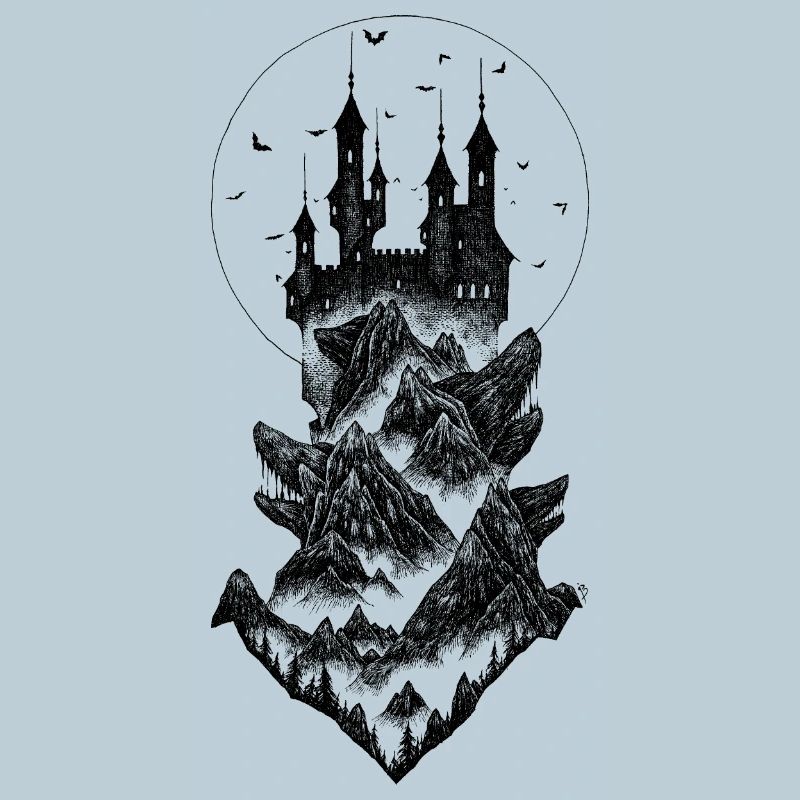 Dracula Castle - black