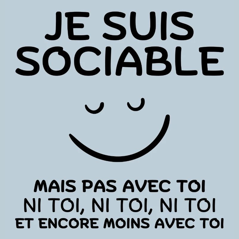 sociable, pas du matin, grincheux le matin