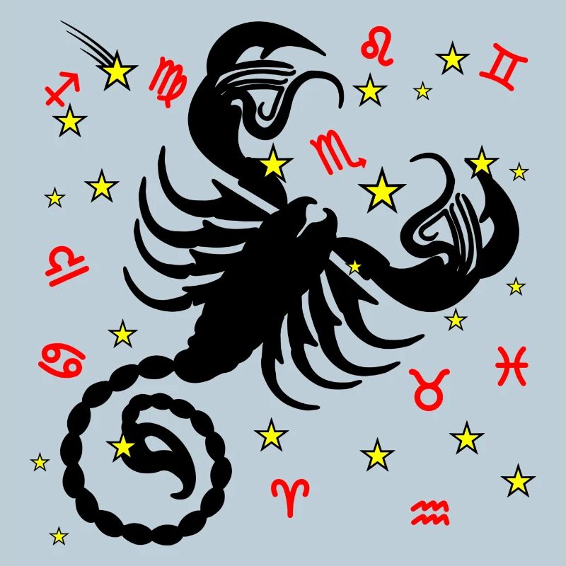 Sternzeichen Stern Logo Skorpion
