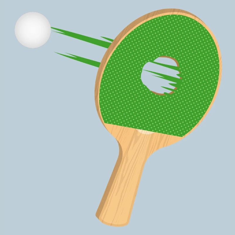 Table tennis bat with hole – powerful & funny