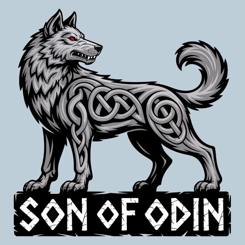 Sohn von Odin Wolf