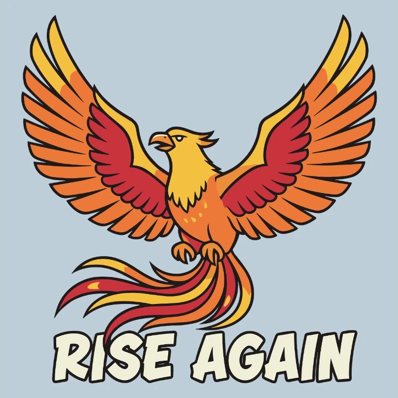 Phoenix Rise Again Motif