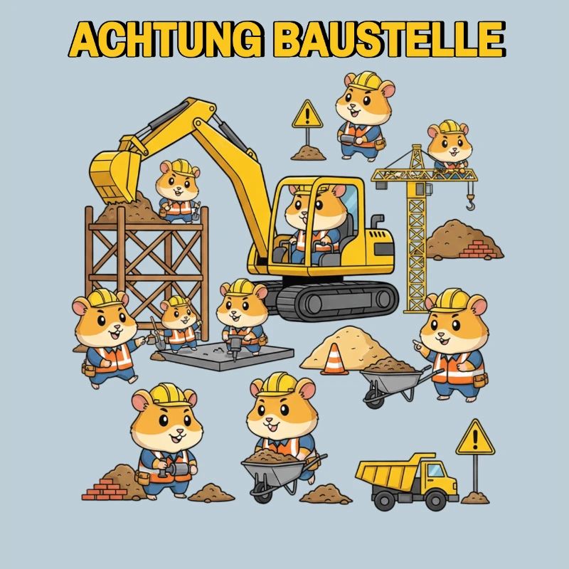 Hamster construction site