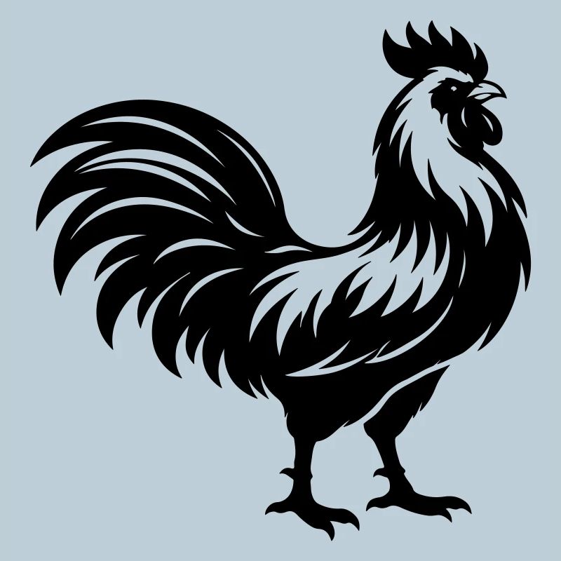 Rooster Silhouette