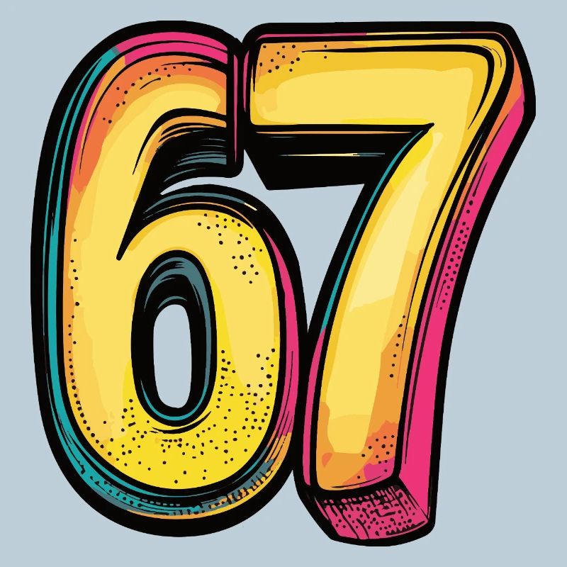 67 Numéro Coloré