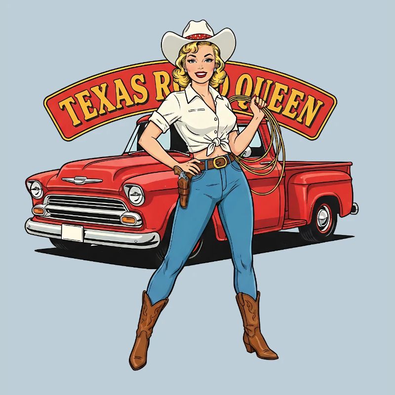 Texas Queen Pinup
