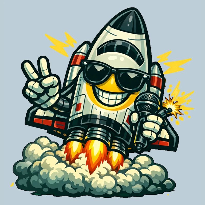 Canard Fusée Spatiale avec Micro