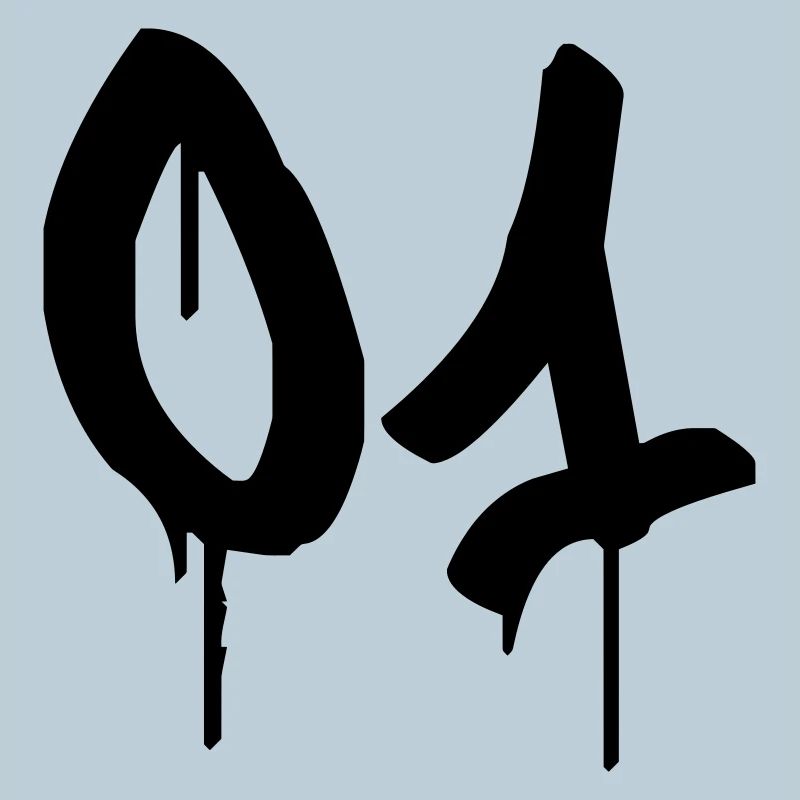 Nummer 01 Urbaner Graffiti-Stil