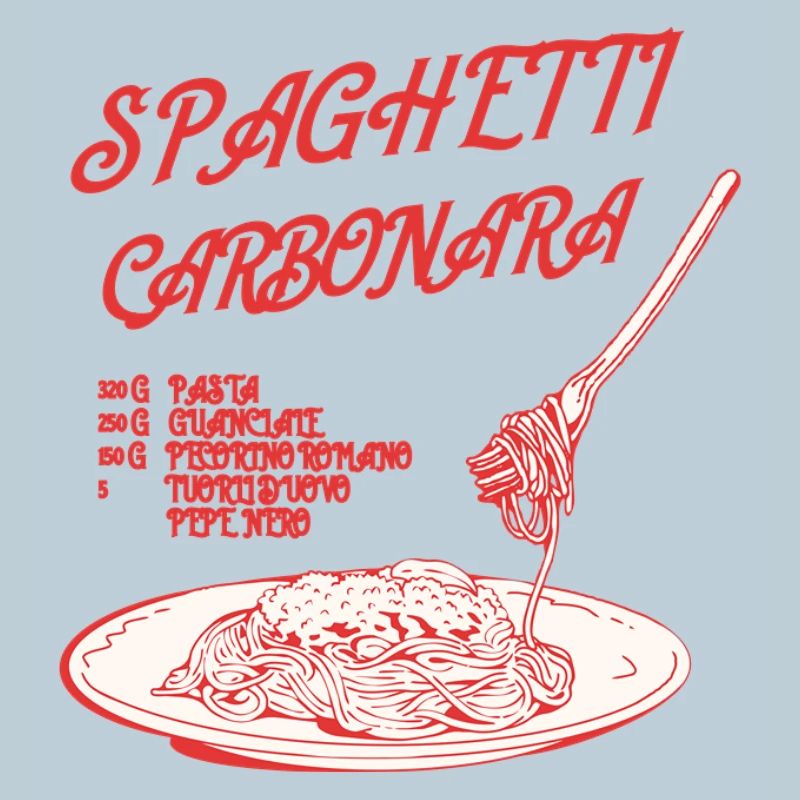 Recette de spaghetti à la carbonara
