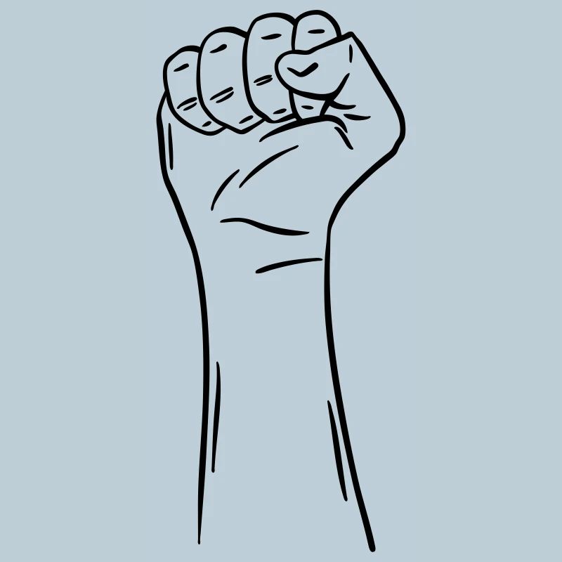 main poing 2 / poing / combat / protestation