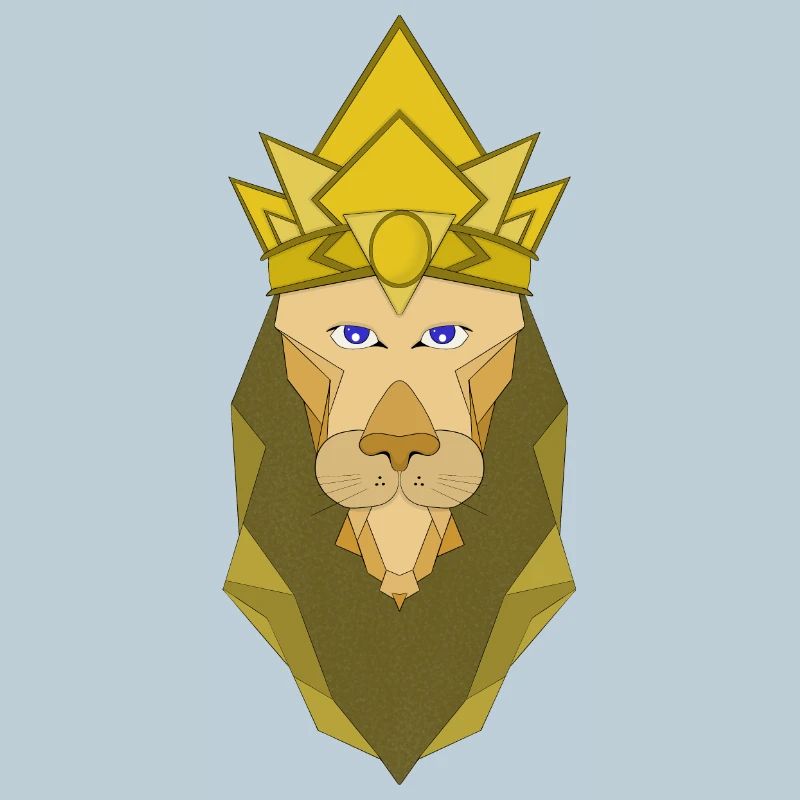 Polygonaler Kaiserlöwe