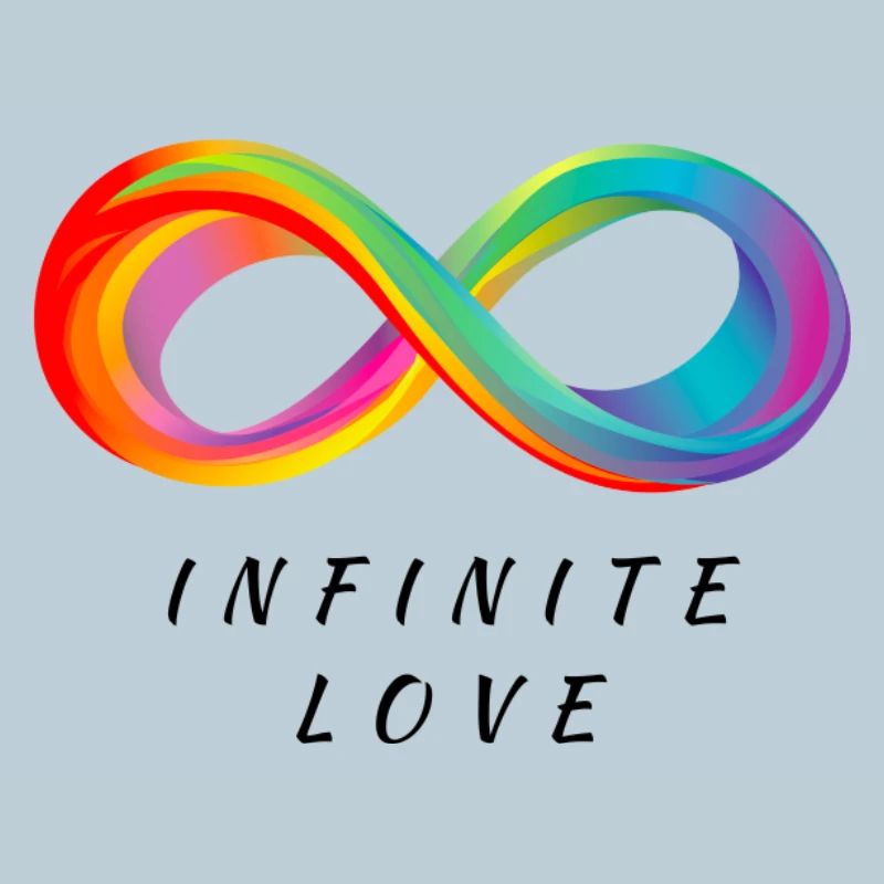 Infinite Love - Buntes Unendlichkeitszeichen