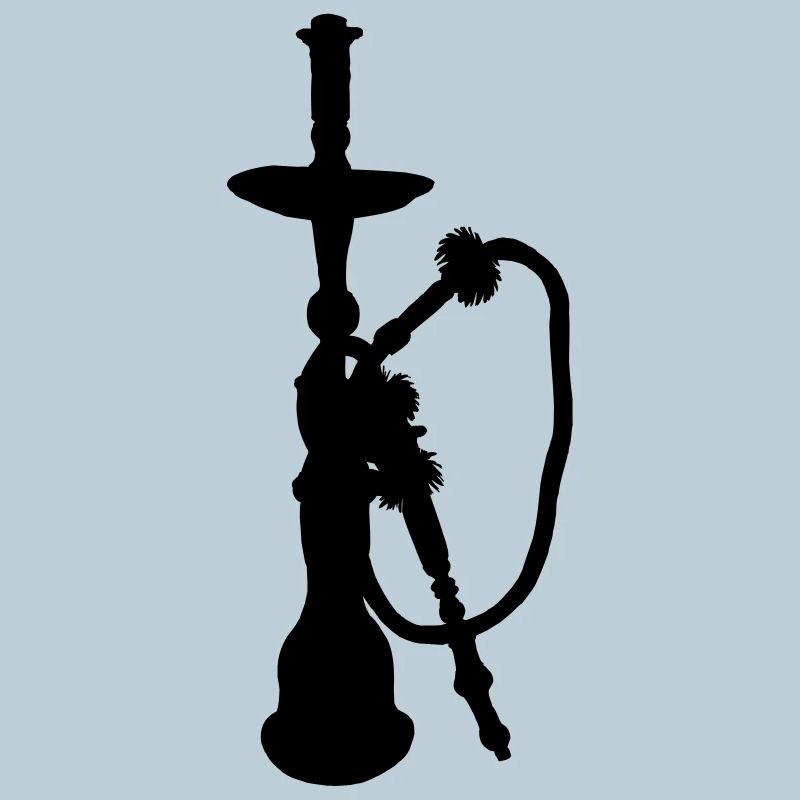Water pipe shadow figure