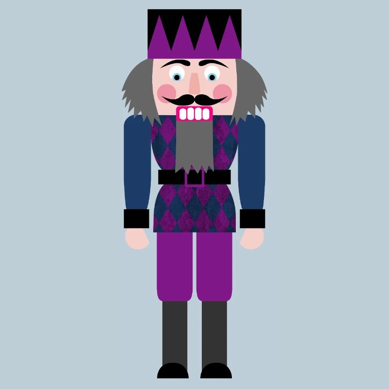 Nutcracker Diamond Rhombs Pattern Christmas Xmas