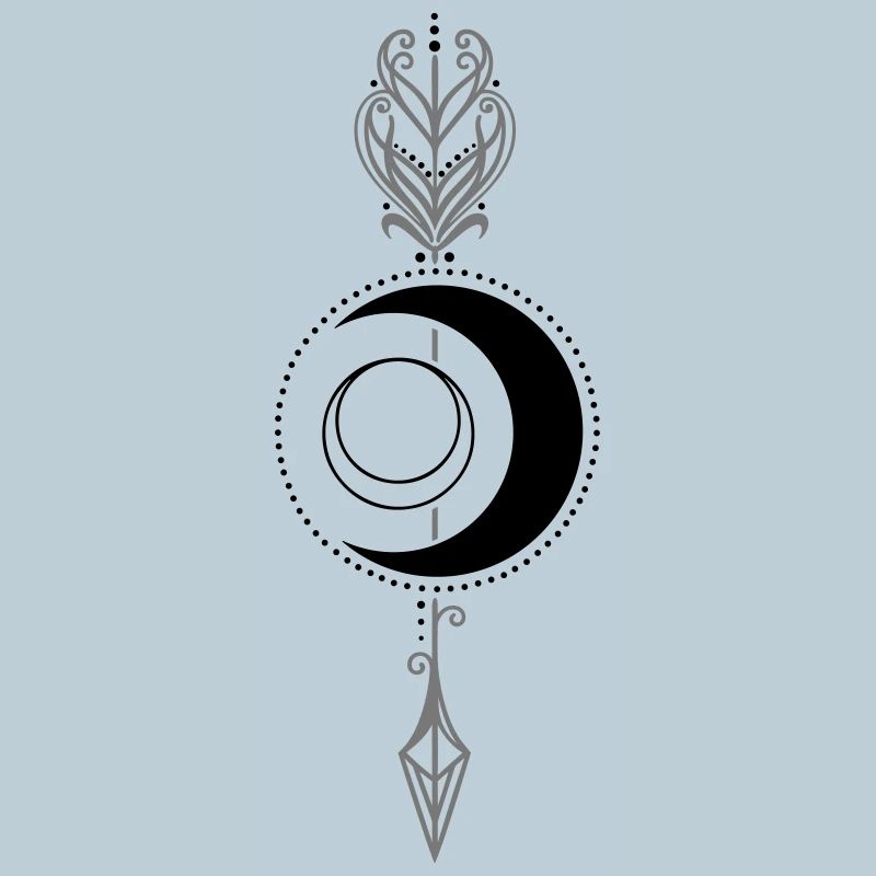 Moon with Arrow Goddess Diana Moon Goddess