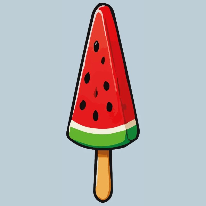 Glaces à la pastèque