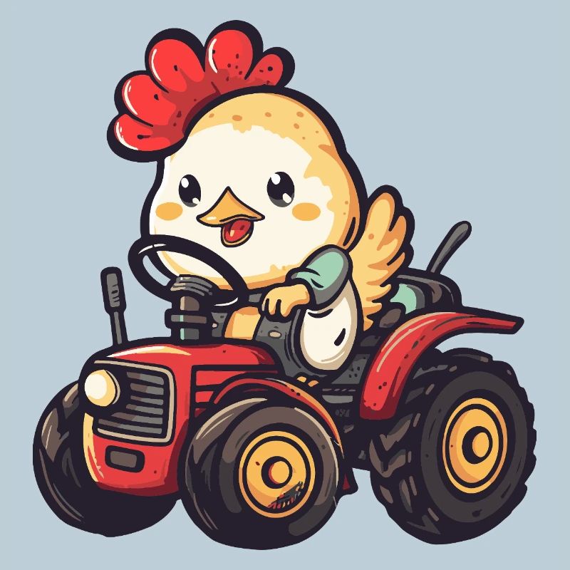 Éleveur de tracteurs de poulet