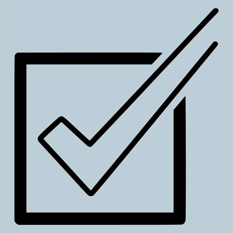 Checklist Tick Box Done