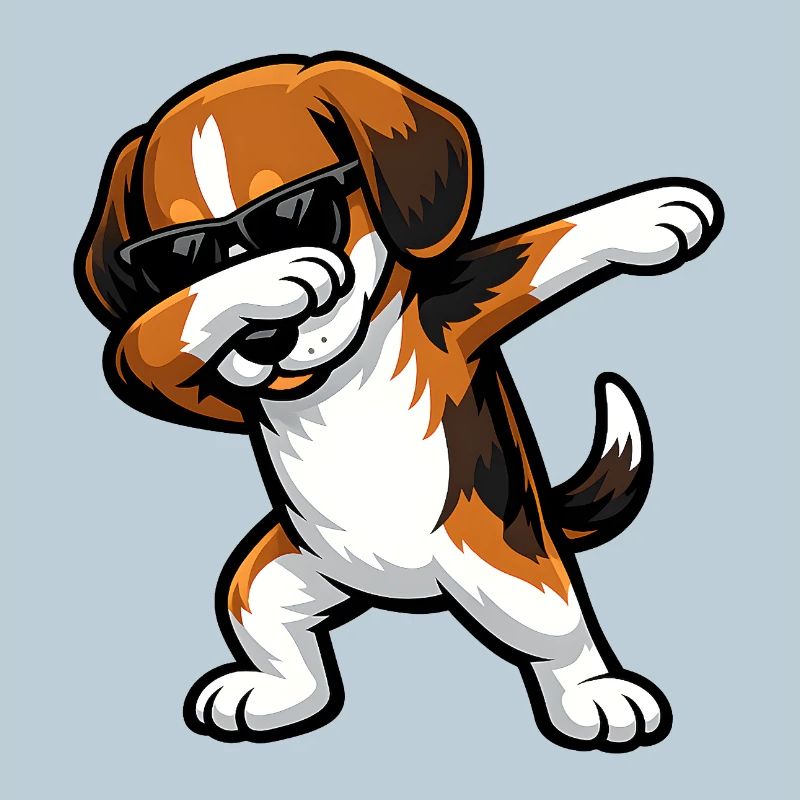 Dabbing Beagle