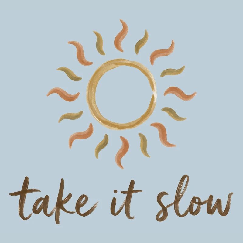 Take It Slow Sun Logo