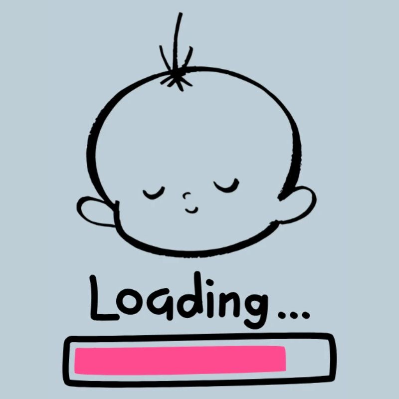 Baby Loading minimal Design