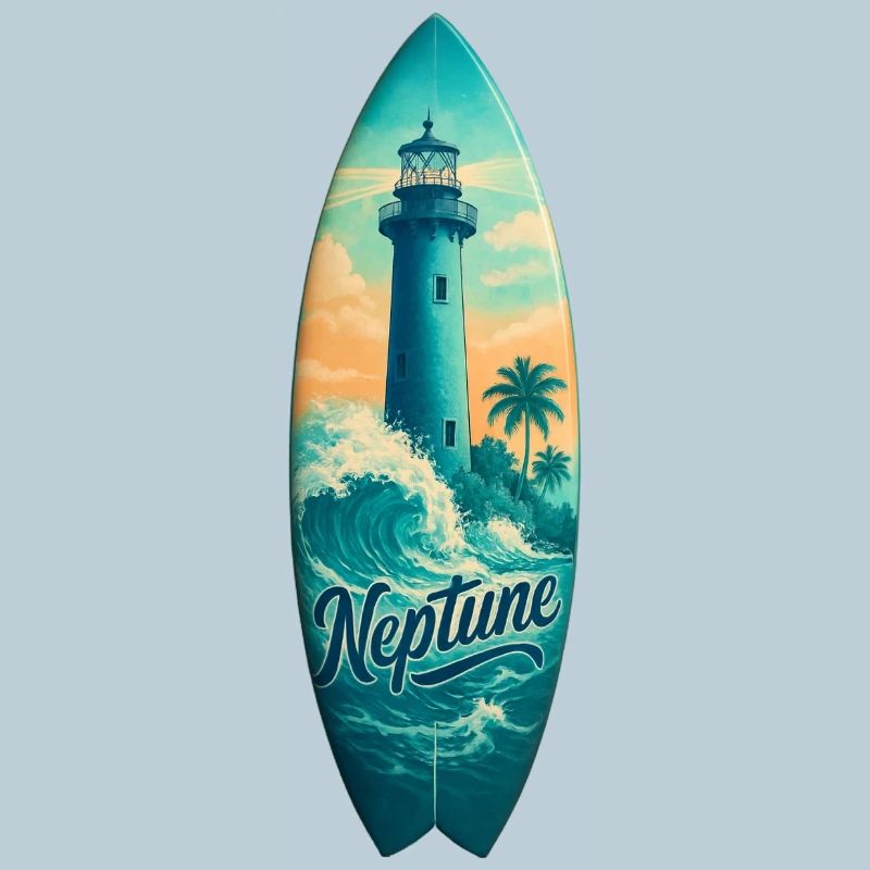 Neptune Lighthouse Surfbrett