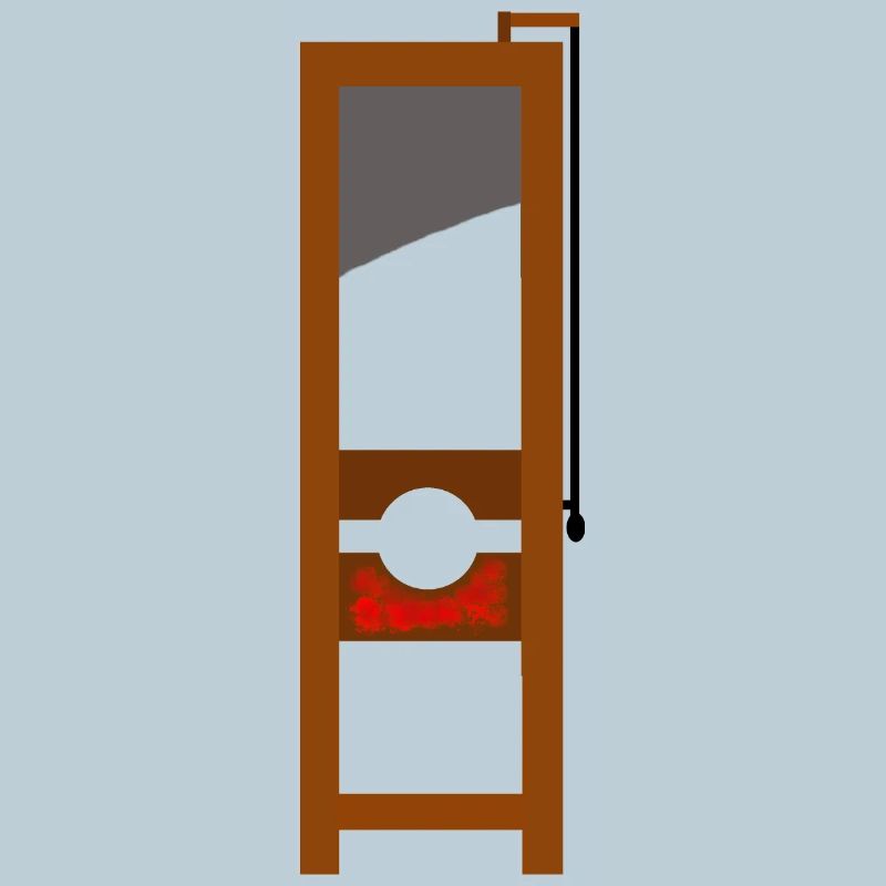 Guillotine Drop Axe Scaffold Execution Horror