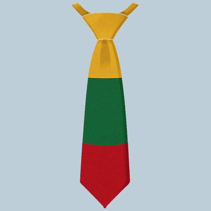 Cravate Lituanie – Drapeau